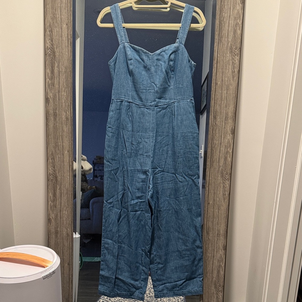 Old Navy Blue Denim Jumpsuit